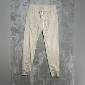 Zyia Active Jogger Pants Women’s Medium Beige Drawstring Pockets Loungewear